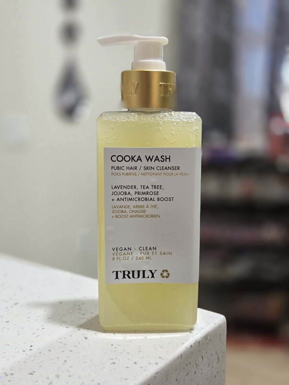 TRULY Cooka Wash Lavender & Tea Tree Pubic Hair & Skin Cleanser - 8oz
